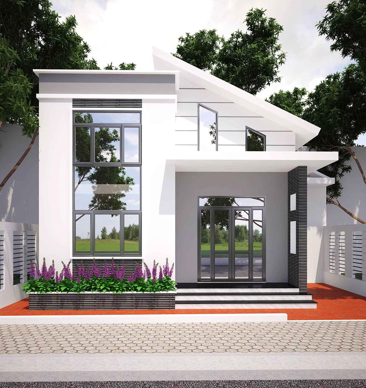 Mẫu nhà cấp 4 đẹp giá 400 triệu đẹp