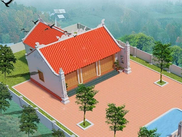 Mẫu Nhà thờ họ đẹp có hậu cung